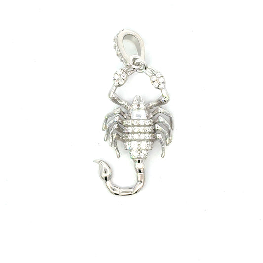 MPM-21 (Moissanite Silver Scorpion Pendant)