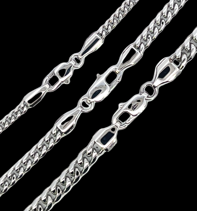 Stainless Steel Miami Cuban Round Chain