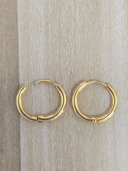 SEW-319 (2x8 mm Hoop Earrings)