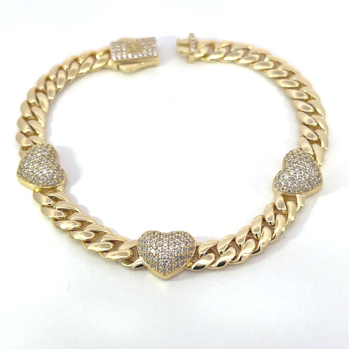 Triple Hearts Bracelet