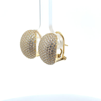 Bombie CZ Earrings