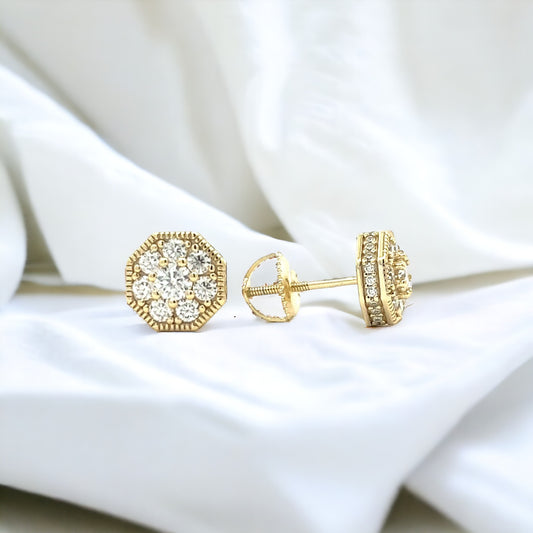 MEM-08 (Moissanite Stone Earring)