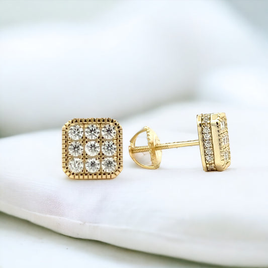 MEM-14 (Moissanite Stone Earring)