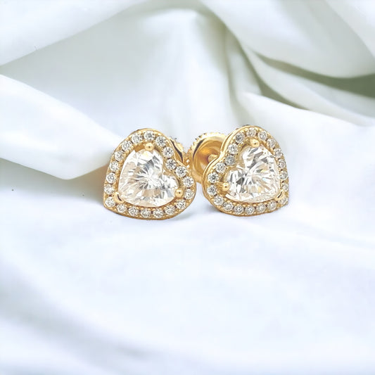 MEM-16 (Moissanite Stone Earring)