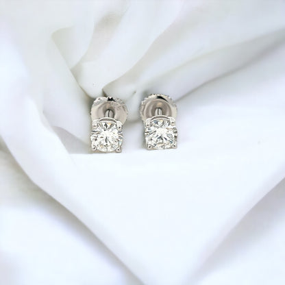 MEM-17 5mm (Moissanite Stone Earring)