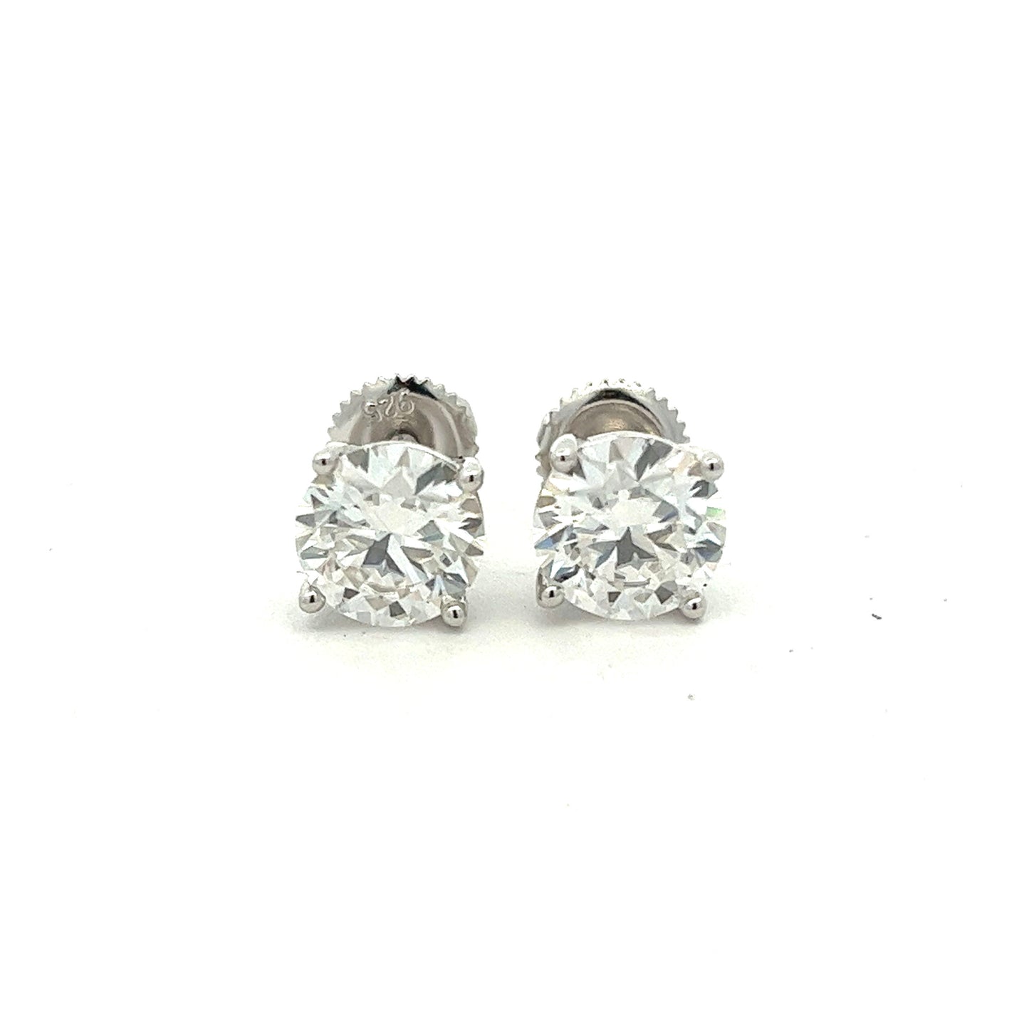 MEM-19 (7mm Moissanite Stone Earring)