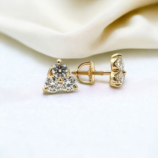 STMEM-20 Moissanite Stone Earring