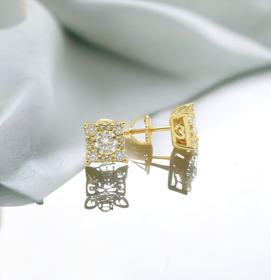 MEM-21 (Moissanite Stone Earring)