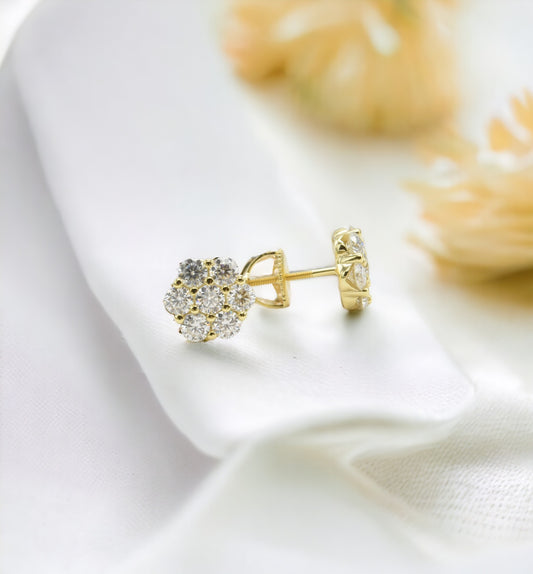 MEM-22 (Moissanite Stone Earring)