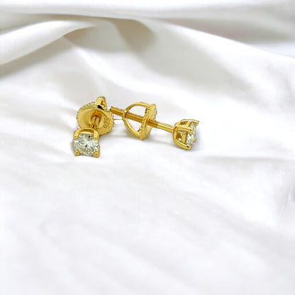 MEM-23 (Moissanite Stone Earring)