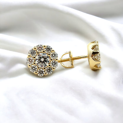 MEM-24 (Moissanite Stone Earring)