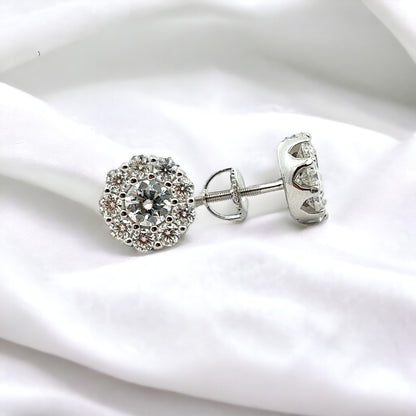 MEM-24 (Moissanite Stone Earring)