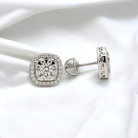 MEM-25 (Moissanite Stone Earring)