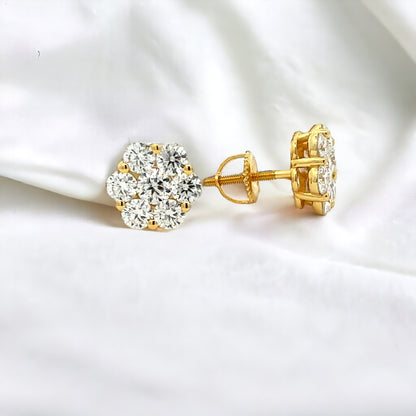 MEM-26 (Moissanite Stone Earring)