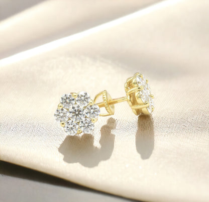 MEM-26 (Moissanite Stone Earring)