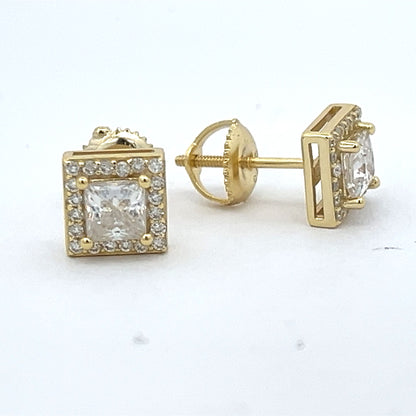 MEM-32 (Moissanite Stone Earring)