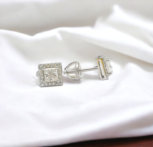 MEM-32 (Moissanite Stone Earring)