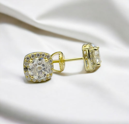 STMEM-33 Moissanite Stone Earring