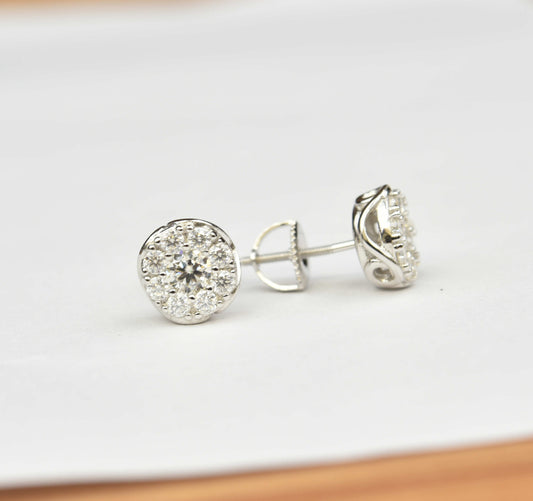 MEM-40 (Moissanite Stone Earring)