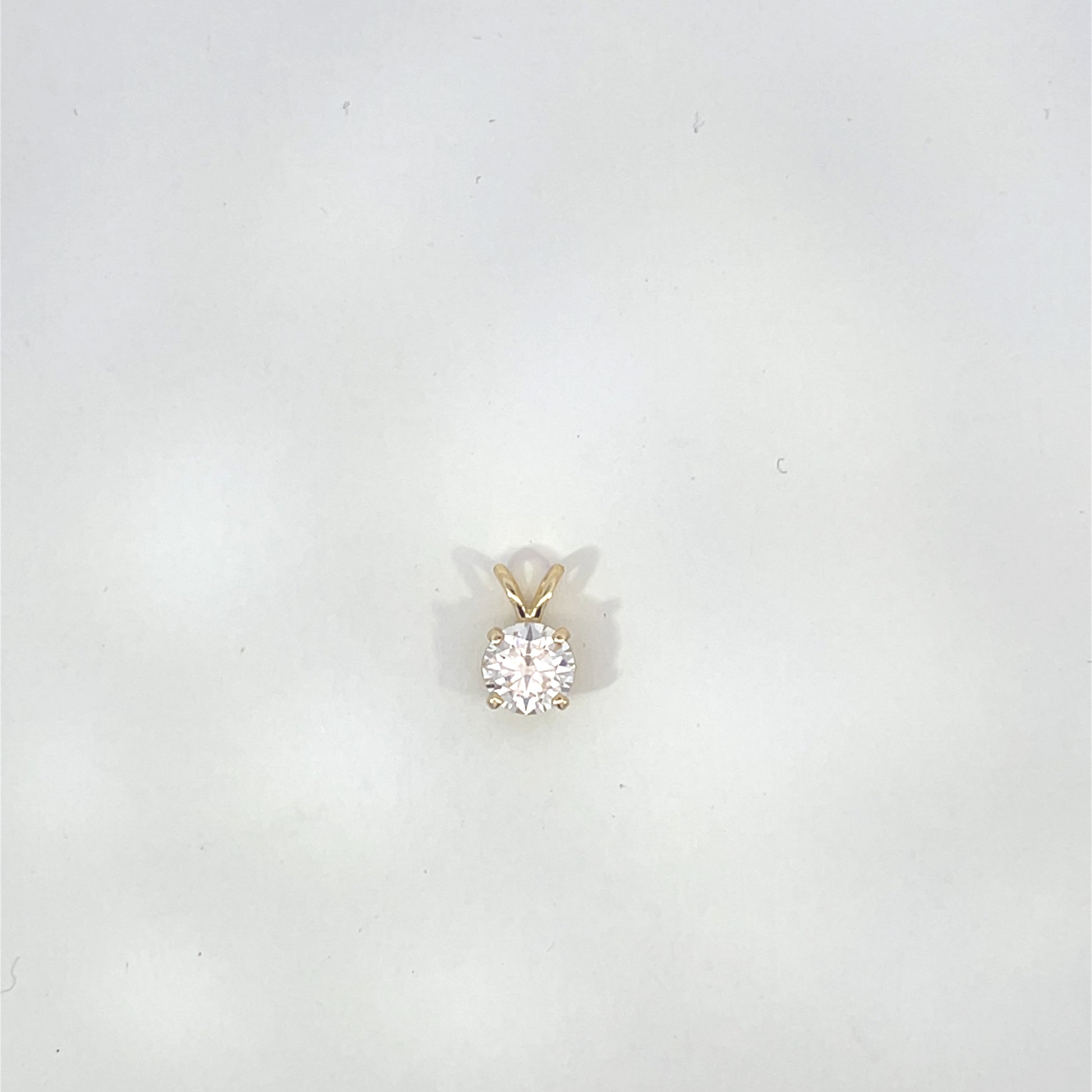 Solitaire Moissanite Pendant