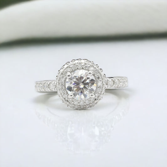 MRW-09  (Moissanite Stone Ring)