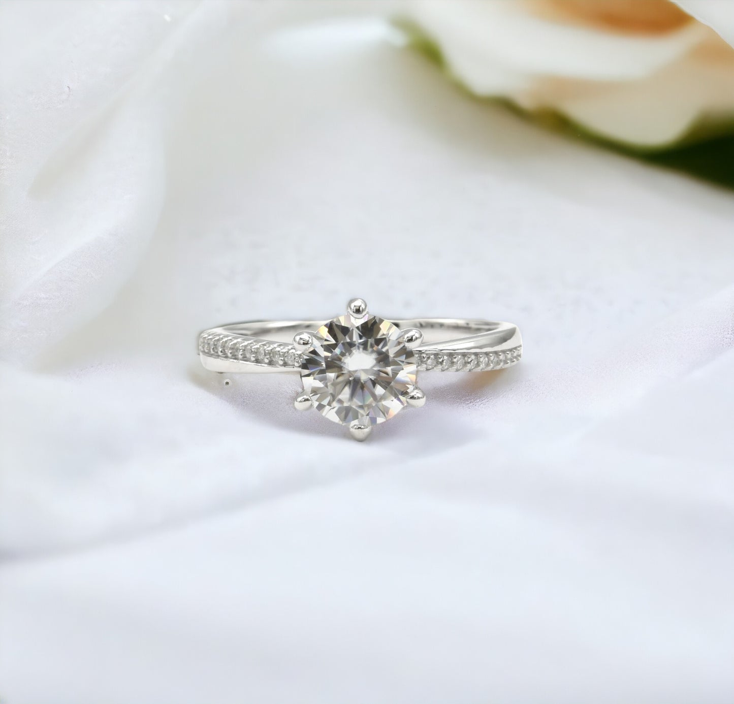 STMRW-16 Moissanite Stone Ring