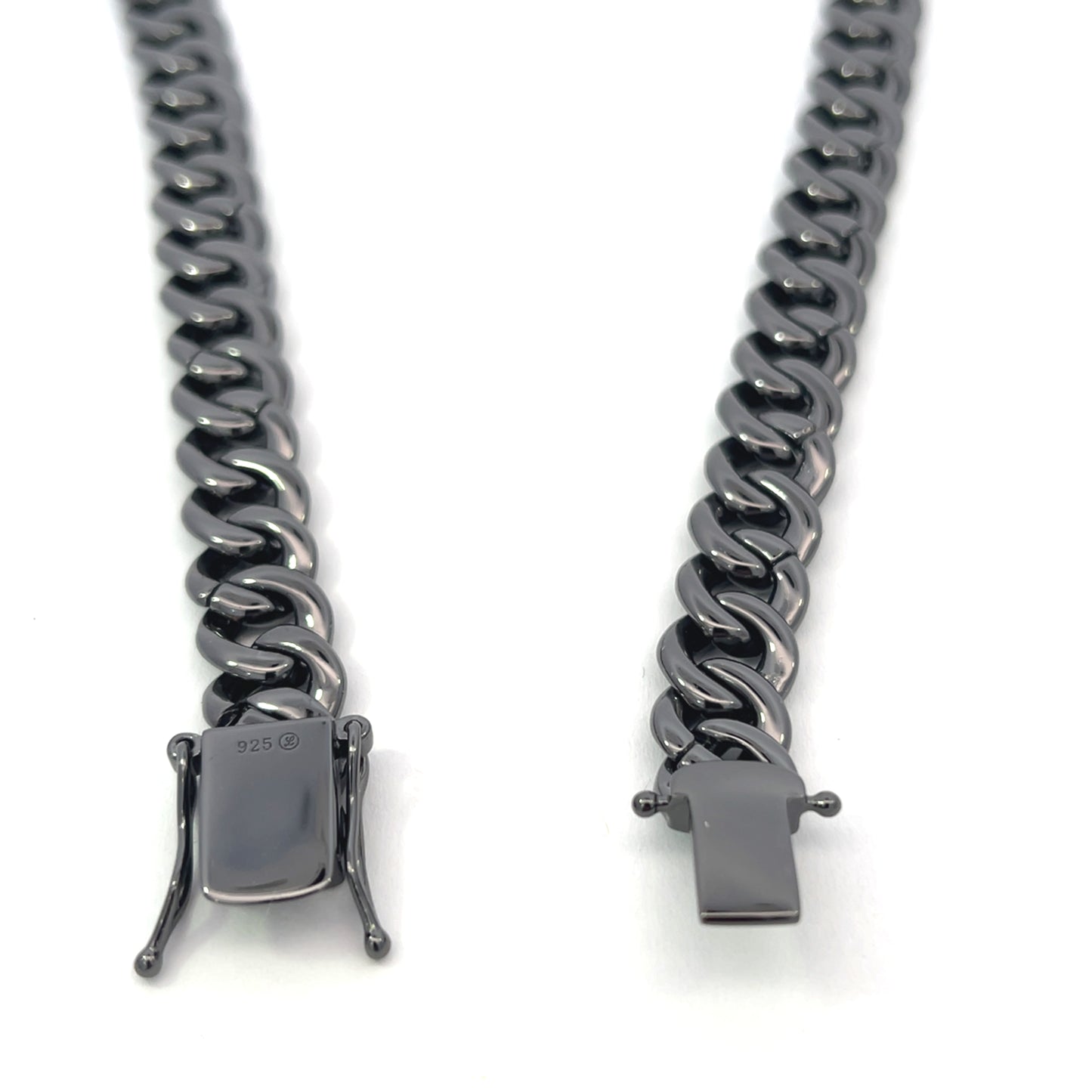 STNB-02 Silver Cuban Chain 9mm 7" 7.5" 8" 16" 18" 20" 22" 24" Net Price