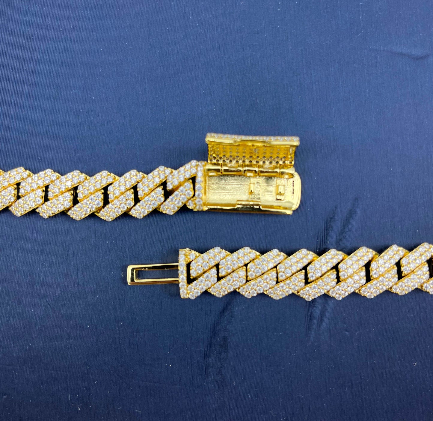 STNB-33-10MM Box Lock Miami Cuban Chain and Bracelet Price by Weight