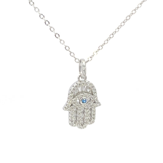 Evil Eye CZ Necklace