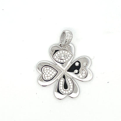 Good Luck Flower Charm Pendant