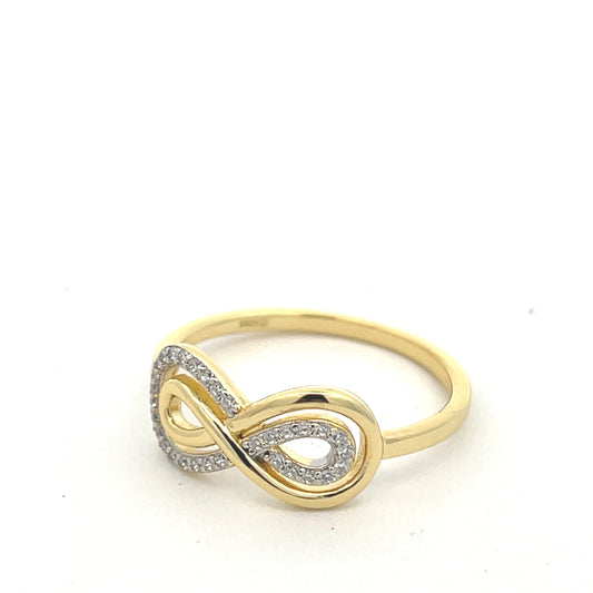 CZ Infinity Ring