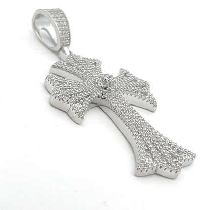 Silver Cross Pendant-STPM-689