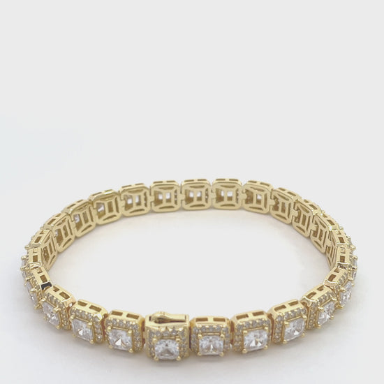 Square Tennis Bracelet