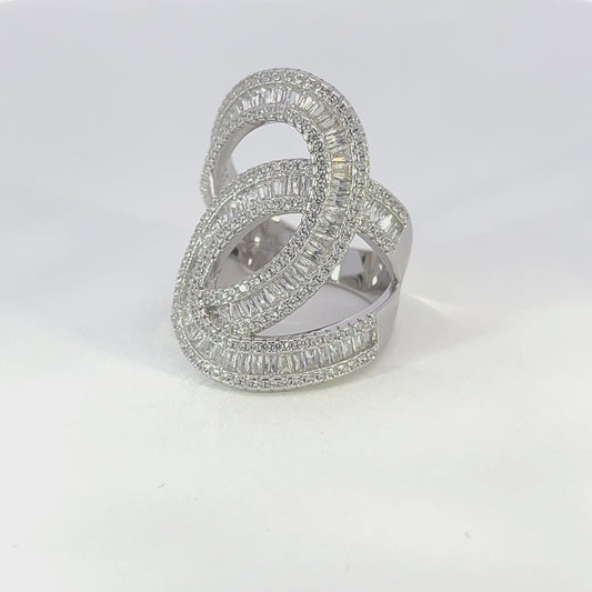 Priscilla Statement CZ Ring